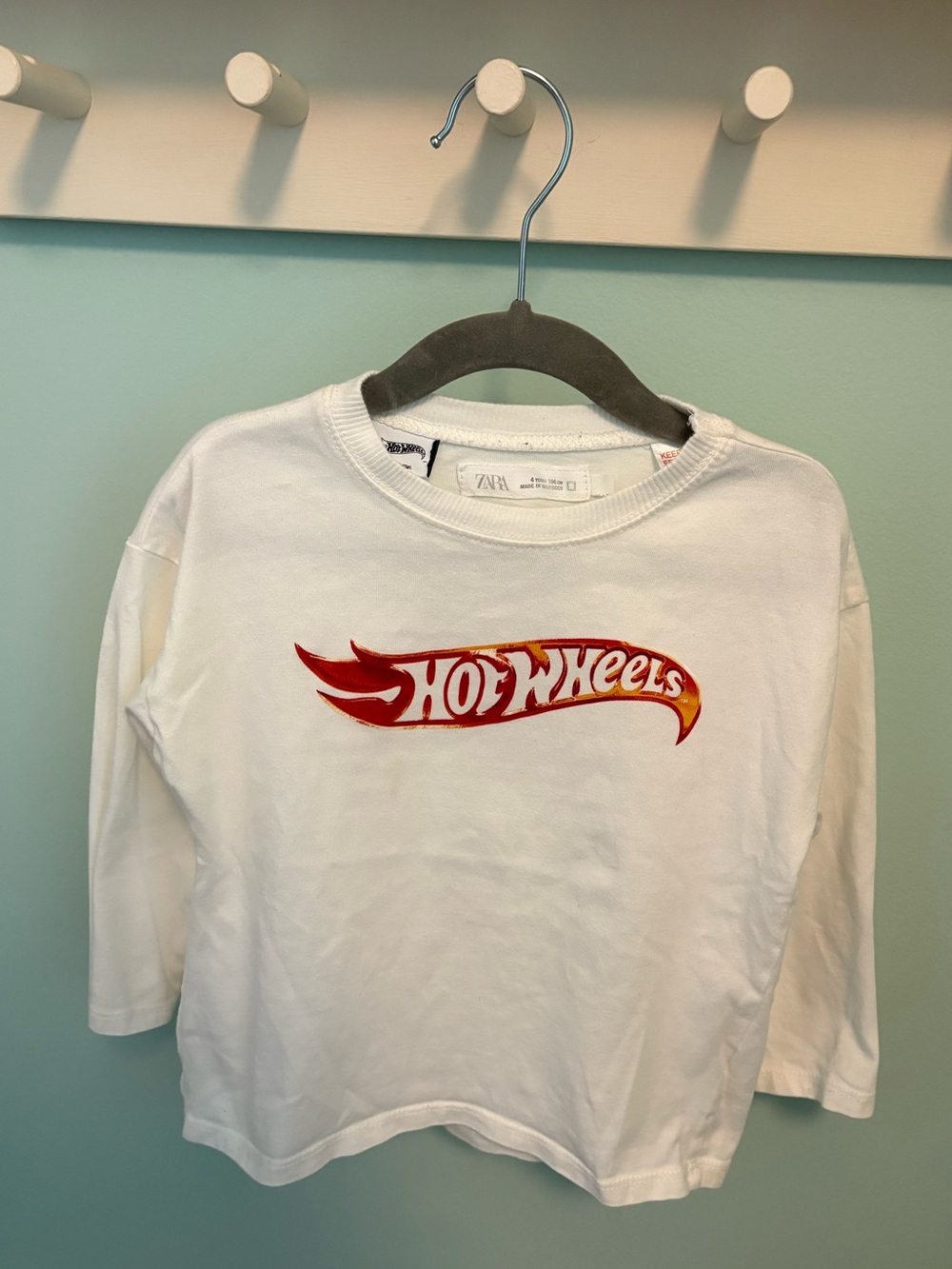 Zara Hot Wheels Long Sleeve T-shirt